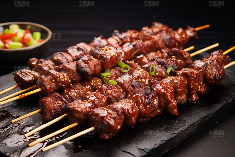 BBQ烧烤美味美食摄影图