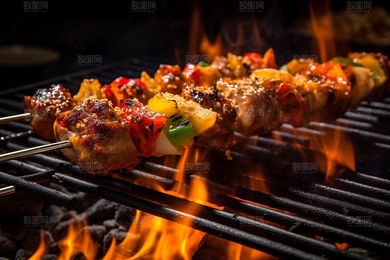BBQ烧烤广告高清摄影图