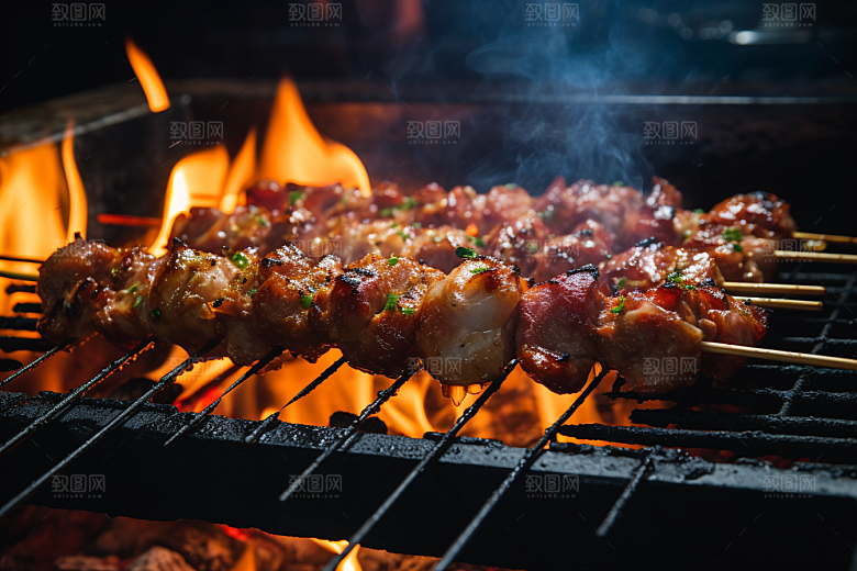 BBQ烧烤高清肉食摄影图