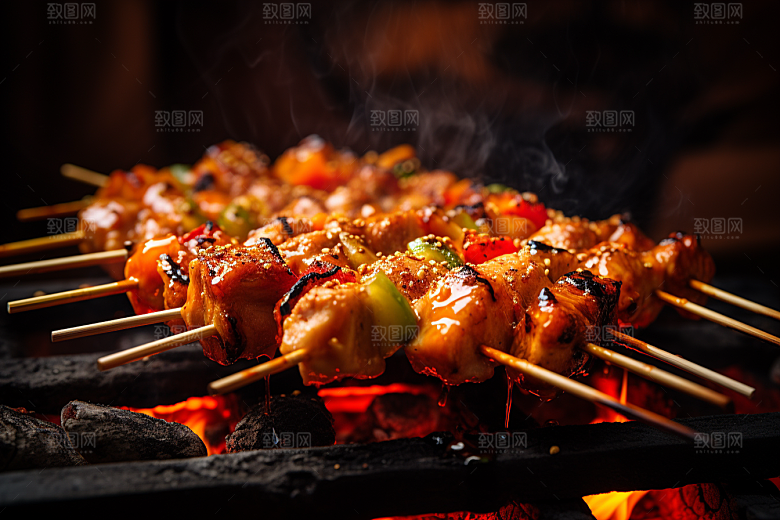 BBQ烧烤美味广告摄影图