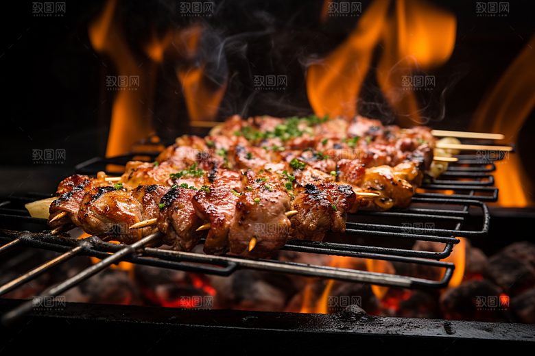 BBQ烧烤美味高清摄影图