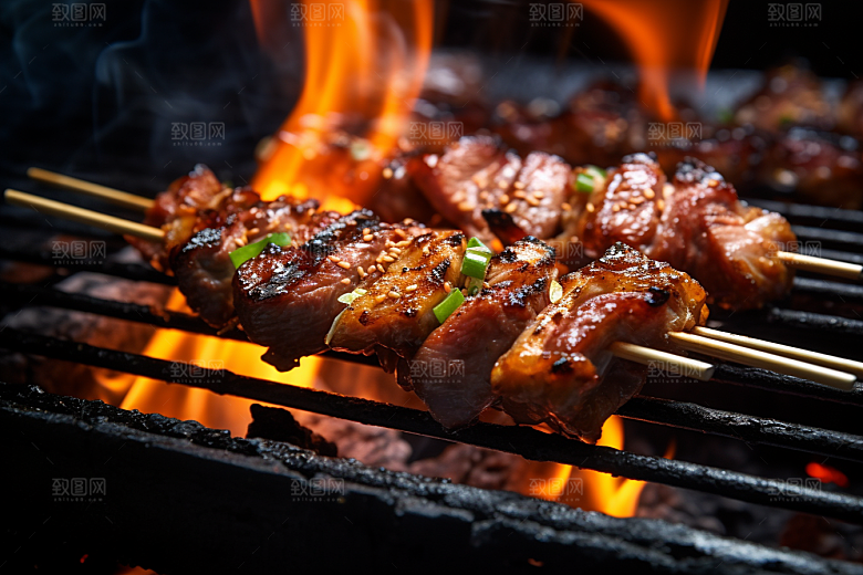 BBQ烧烤美食高清摄影图