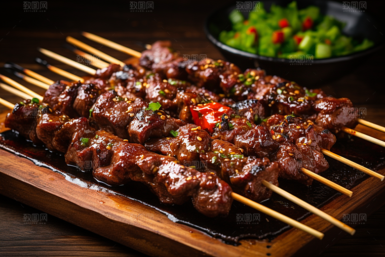 BBQ烧烤美味聚餐摄影图
