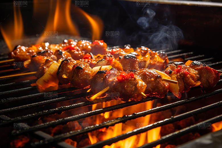 BBQ烧烤美味高清摄影图