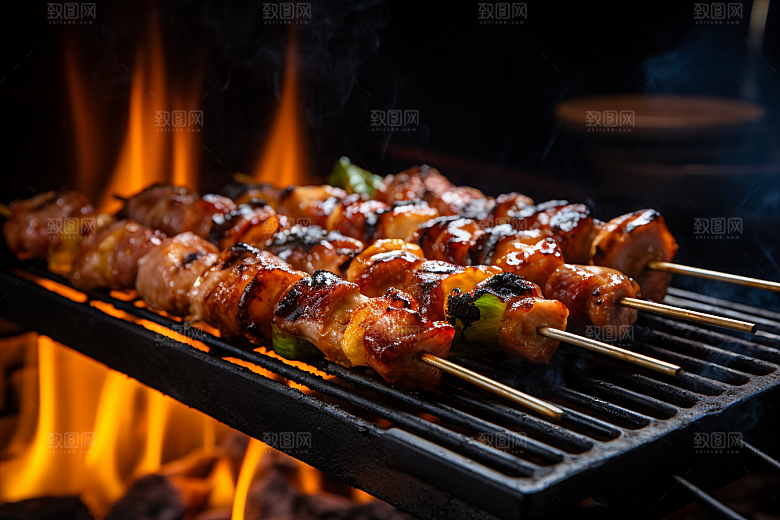 BBQ烧烤聚会广告摄影图