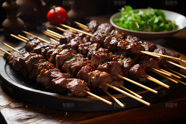 BBQ烧烤美食广告摄影图