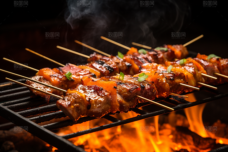 BBQ烧烤高清美味摄影图