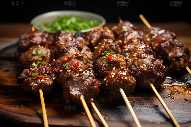 BBQ烧烤火辣聚餐摄影图