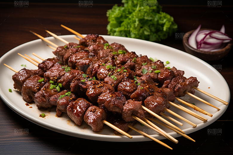 BBQ烧烤火热肉类摄影图