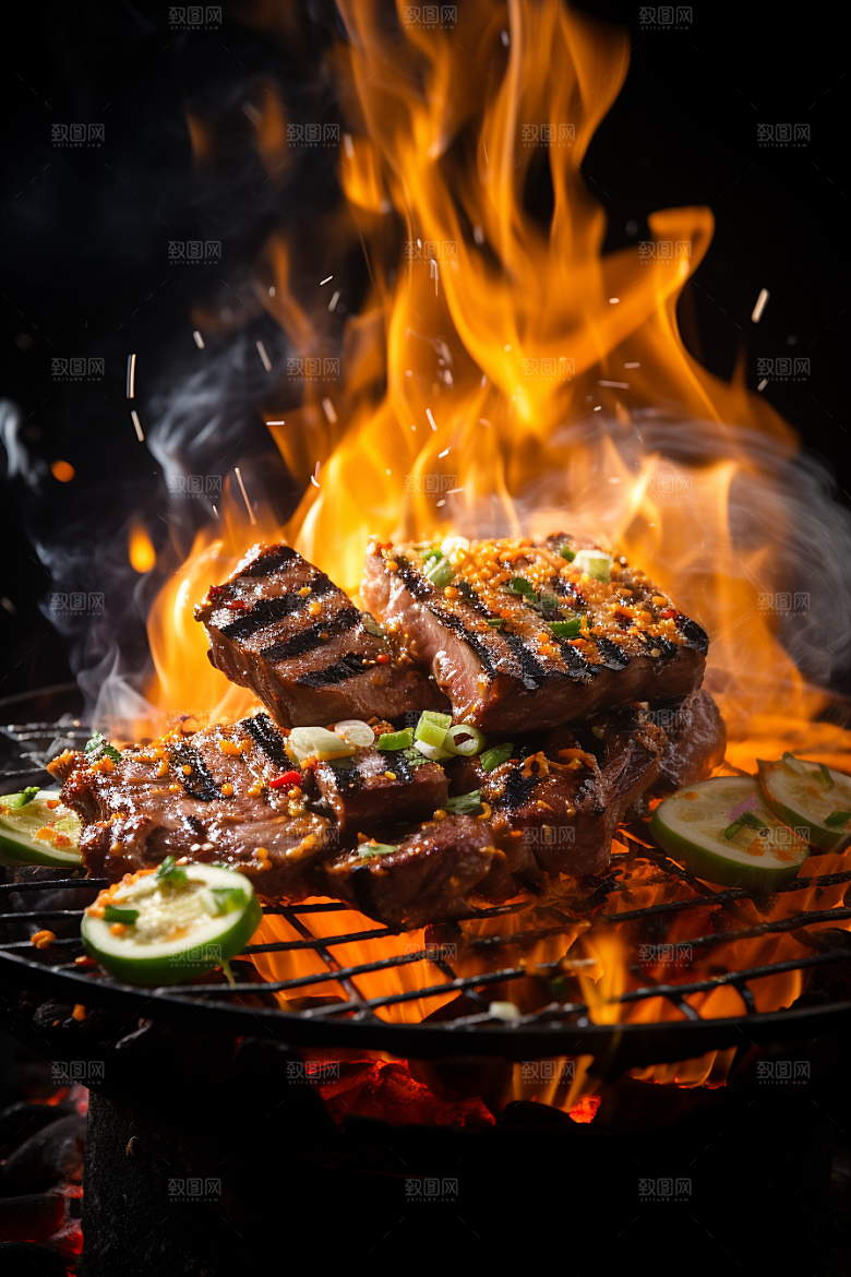 BBQ烧烤高清美食摄影图