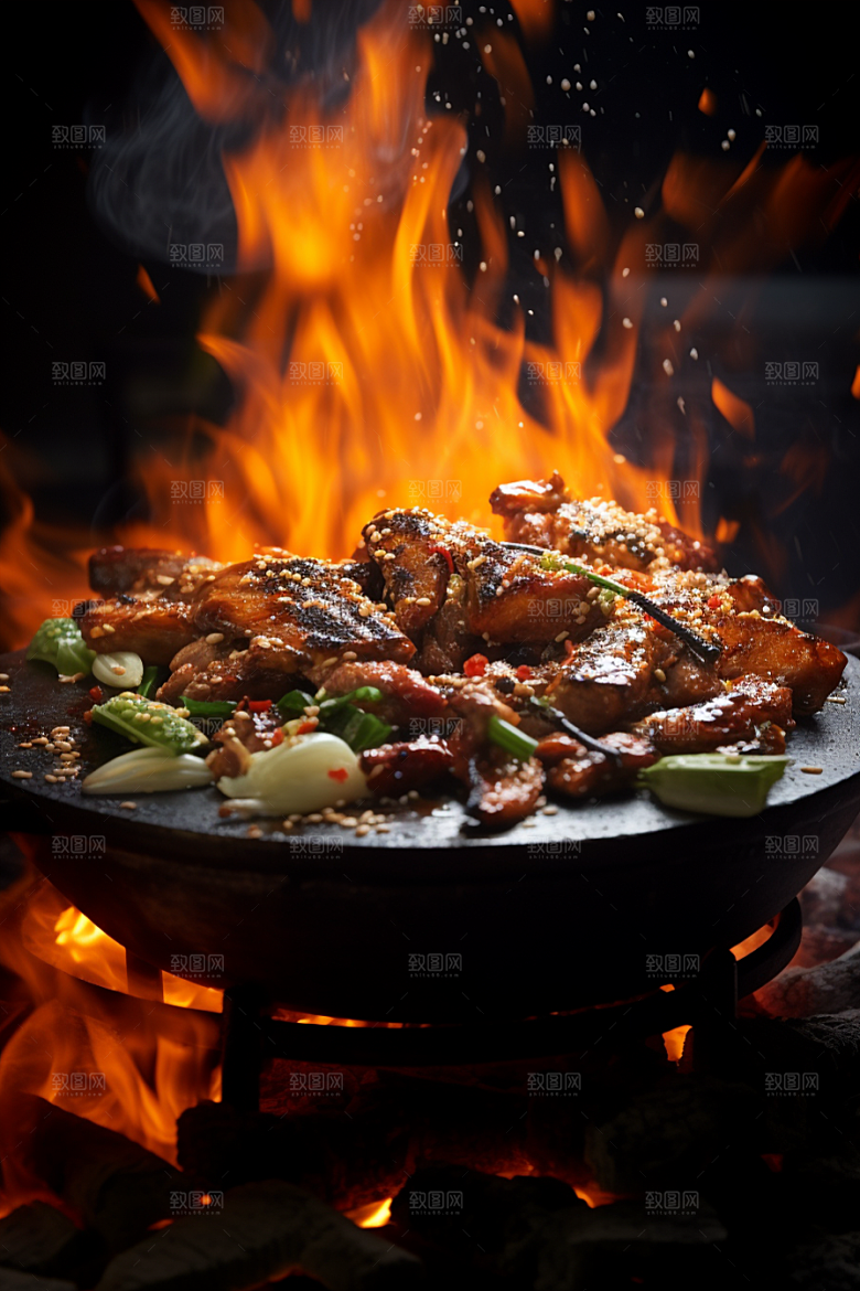 BBQ烧烤高清美味摄影图