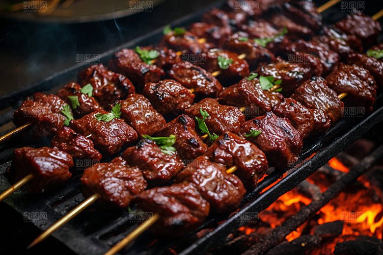 BBQ烧烤高清火辣摄影图
