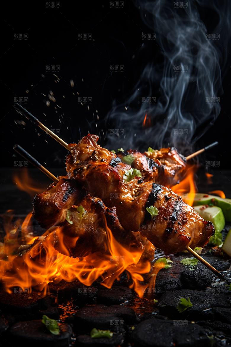 BBQ烧烤广告高清摄影图