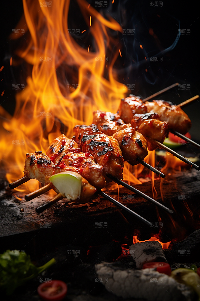 BBQ烧烤高清广告摄影图