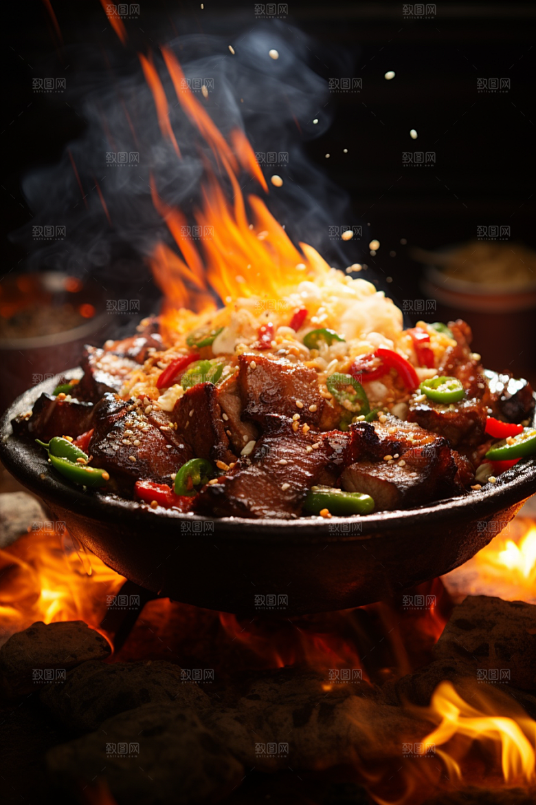 BBQ烧烤广告聚会摄影图