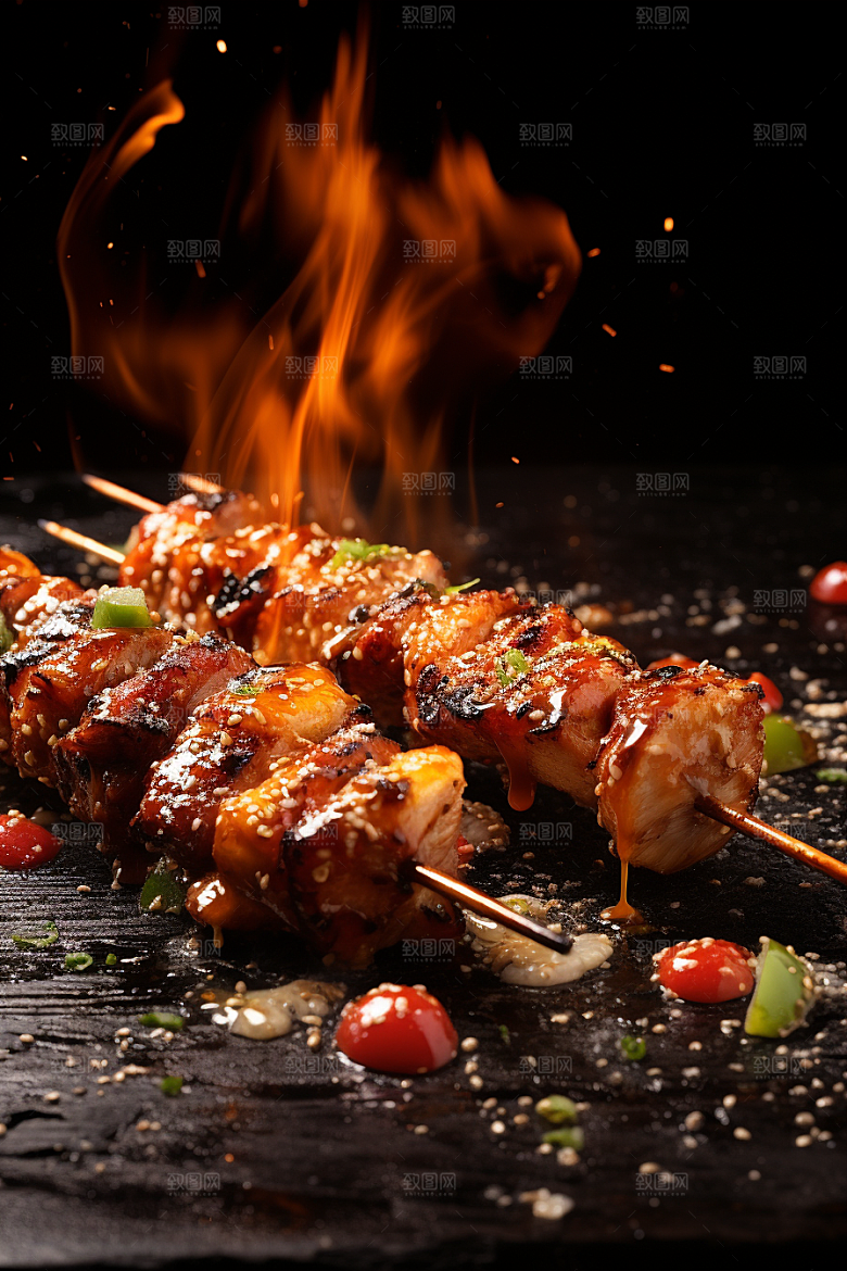 BBQ烧烤高清美味摄影图