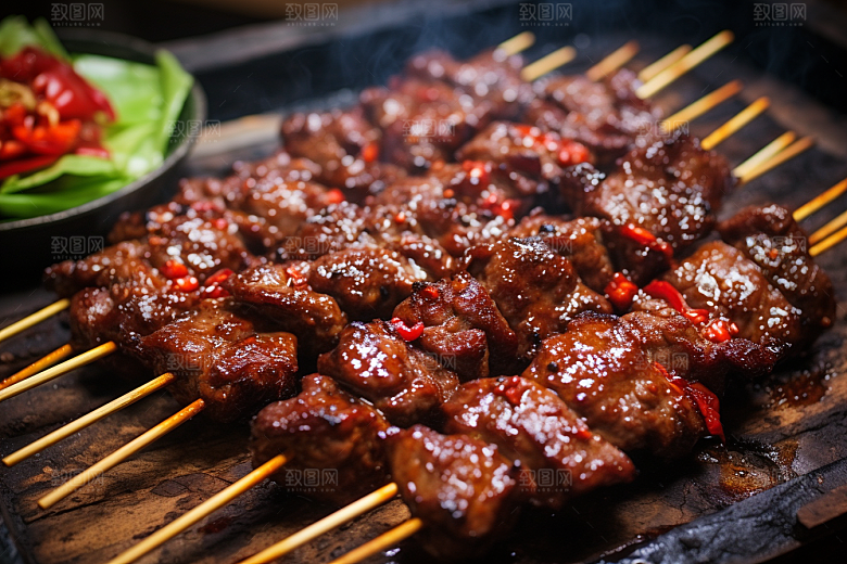 BBQ烧烤高清火辣摄影图