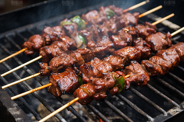 BBQ烧烤肉食高清摄影图