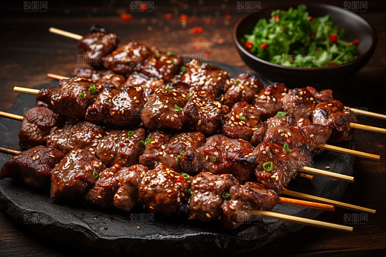 BBQ烧烤肉类广告摄影图
