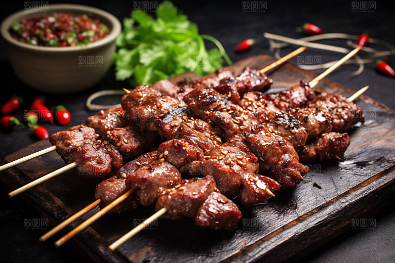 BBQ烧烤广告肉类摄影图