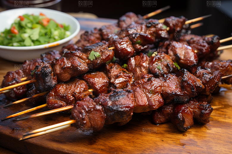 BBQ烧烤美味广告摄影图