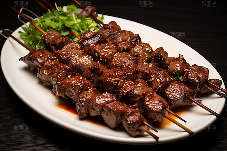 BBQ烧烤广告肉食摄影图
