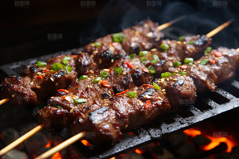 BBQ烧烤高清火辣摄影图