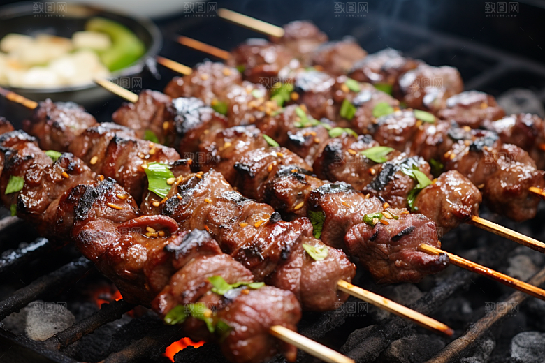 BBQ烧烤高清肉食摄影图