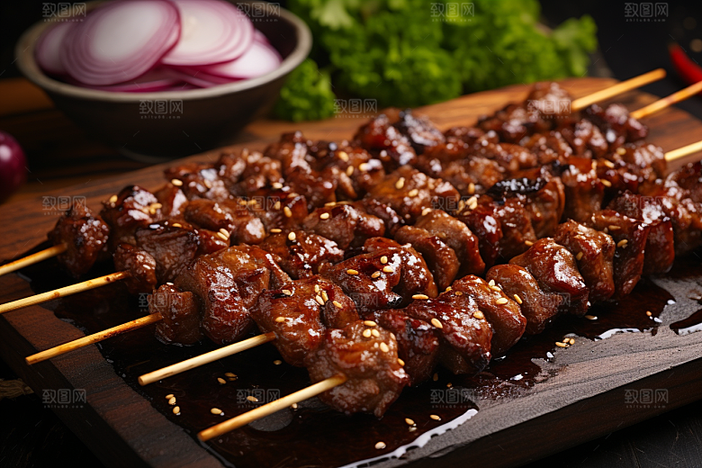 BBQ烧烤聚会美味摄影图