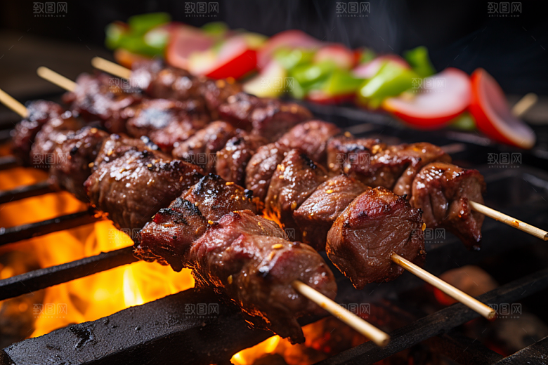 BBQ烧烤肉类高清摄影图