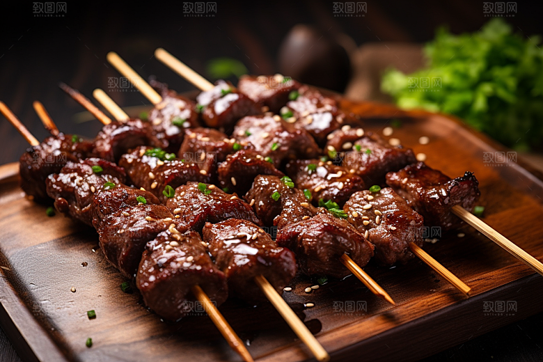 BBQ烧烤火热聚餐摄影图