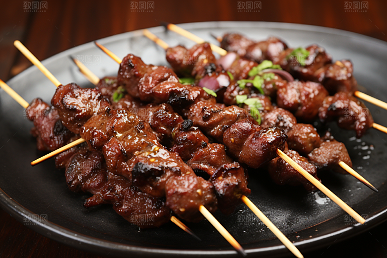 BBQ烧烤高清聚餐摄影图