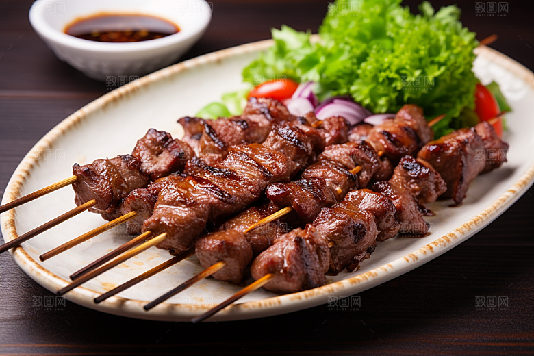 BBQ烧烤高清烤串摄影图