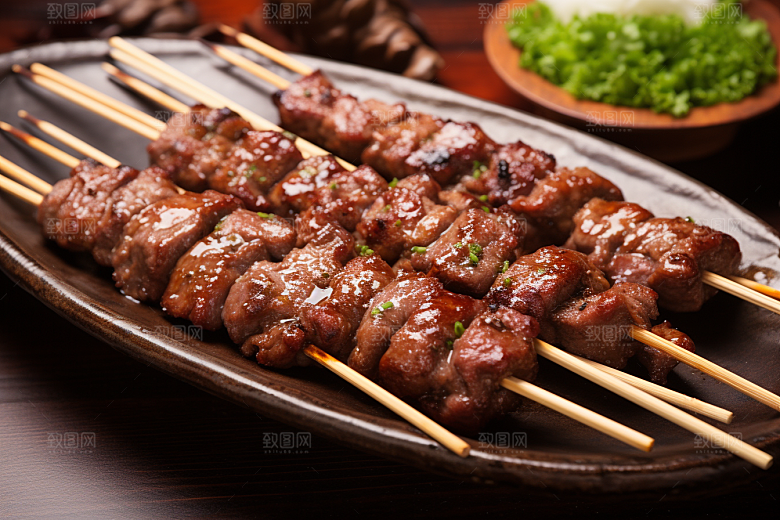 BBQ烧烤火热聚会摄影图