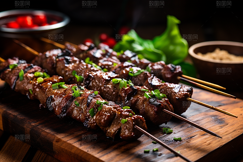 BBQ烧烤广告火辣摄影图