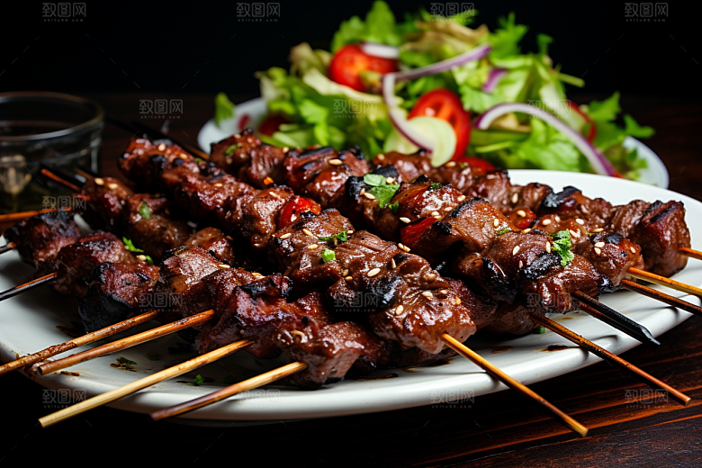 BBQ烧烤广告火热摄影图