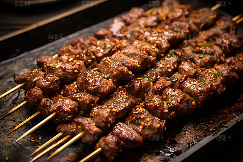 BBQ烧烤火辣广告摄影图