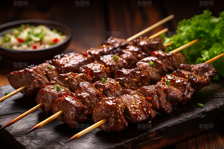 BBQ烧烤广告火辣摄影图