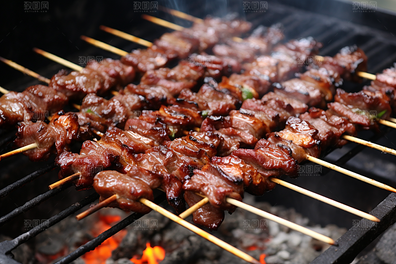 BBQ烧烤高清肉食摄影图