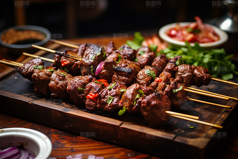 BBQ烧烤广告肉类摄影图