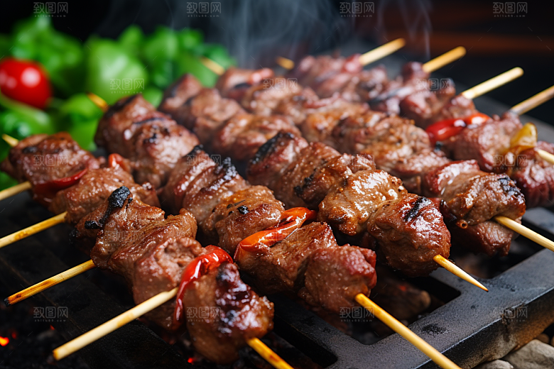 BBQ烧烤肉类肉食摄影图
