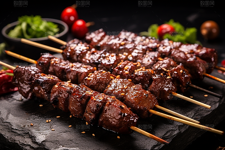 BBQ烧烤广告聚餐摄影图