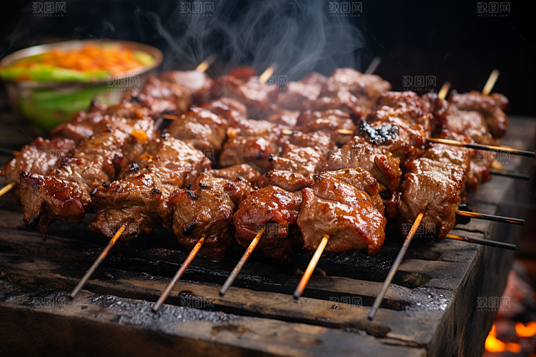 BBQ烧烤美食高清摄影图