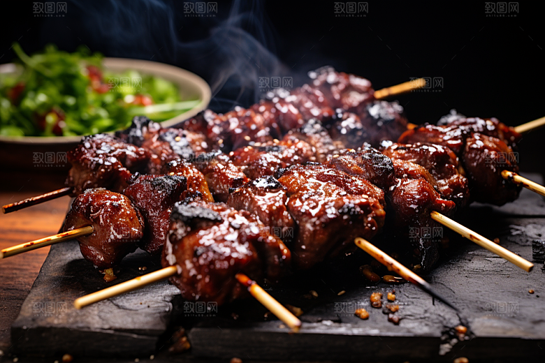 BBQ烧烤高清肉类摄影图