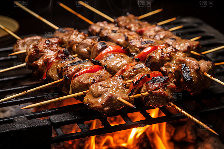 BBQ烧烤火辣高清摄影图