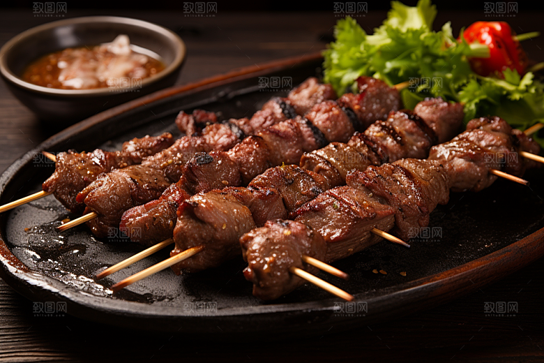 BBQ烧烤广告火辣摄影图
