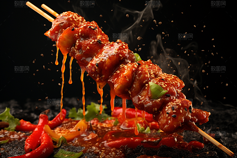 BBQ烧烤高清聚会摄影图