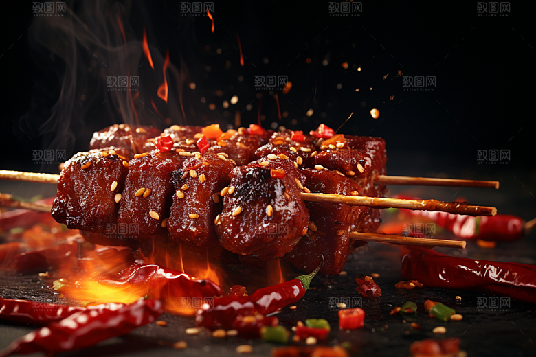 BBQ烧烤高清美味摄影图