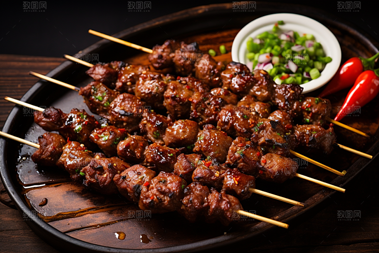 BBQ烧烤聚会肉食摄影图