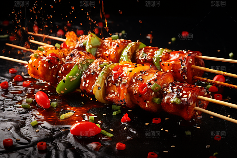 BBQ烧烤高清肉类摄影图